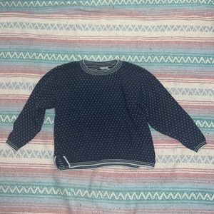 Esprit blue long-sleeved crew neck sweater